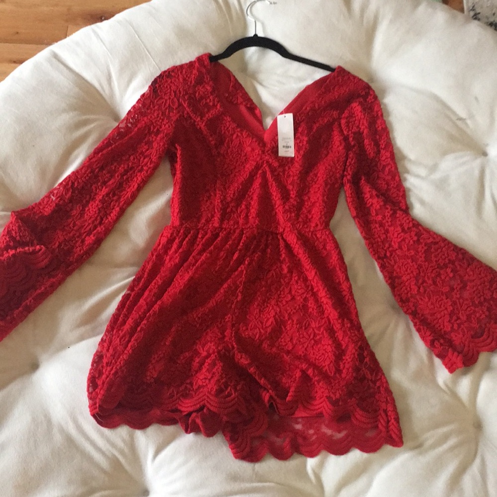 Red Romper from Francesca’s